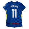 Oficiální Fotbalový Dres Chelsea Timo Werner 11 Domácí 2021-22 pro Děti